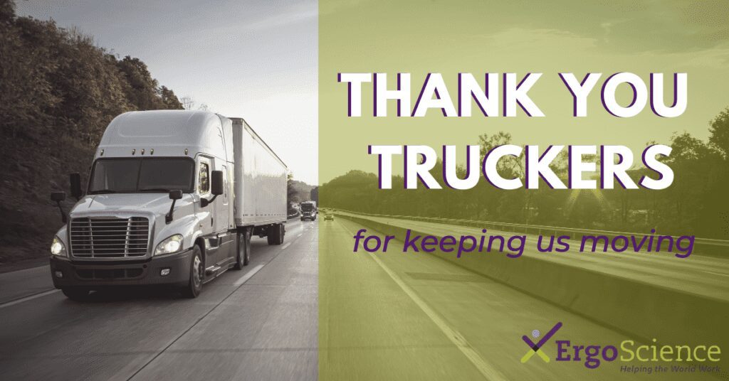Thank you truckers graphic