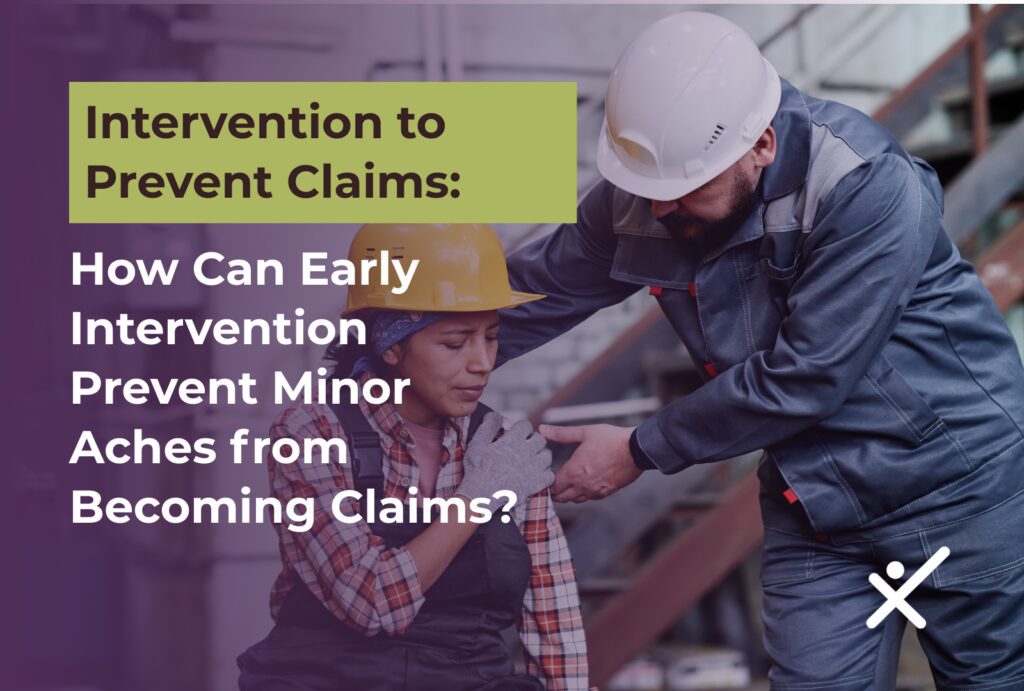 Female employee with minor injury